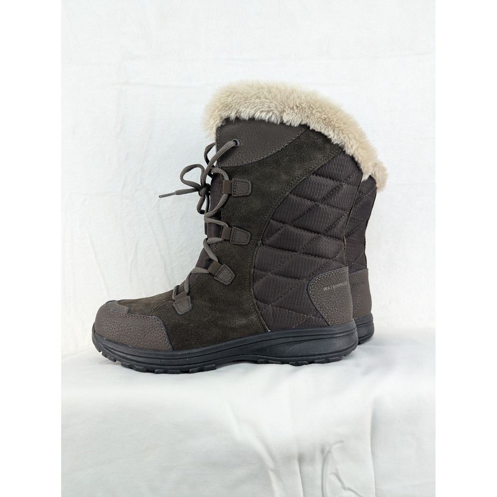 Columbia Minx Mid II Omni-Heat Waterproof Winter Boots‎ Brown Womens 10 - Picture 4 of 10
